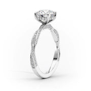 1.50 Ct Marquise Cut Moissanite Engagement Ring Mapple Gems